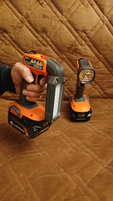 RIDGID 18V Cordless LED Stick Light Kit with 2.0 Ah Battery and