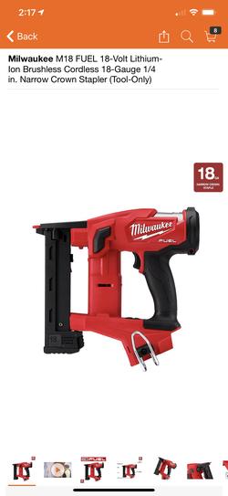 Milwaukee brad nailer home depot hotsell