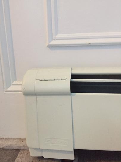 Slant/Fin Fine/Line 30 3-3/4 in. Left-Hand End Cap for Baseboard ...