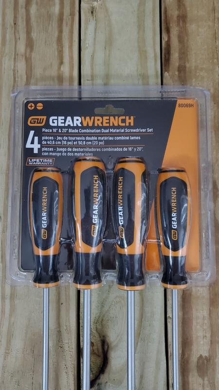 GEARWRENCH 20 Pc. Phillips/Slotted/Torx Dual Material Screwdriver