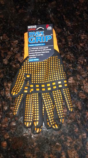 Midwest Gloves & Gear Max Grip Glove 93-L - The Home Depot