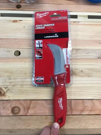 Milwaukee 36 oz. 4-in-1 Lineman's Hammer with Fixed Blade Hawkbill Knife