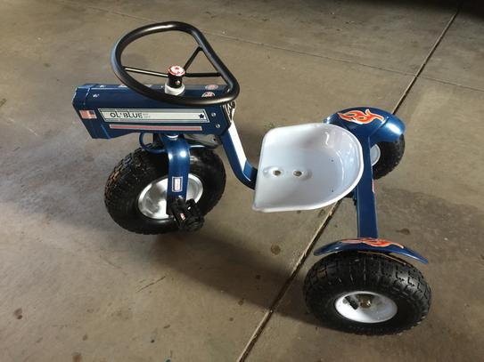 ol blue tractor tricycle