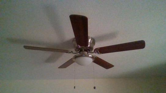 Hugger 52 In Led Indoor Brushed Nickel Ceiling Fan With