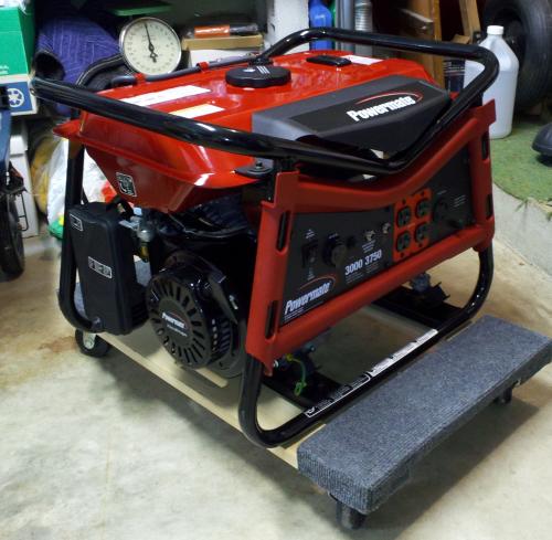 Powermate 3,000-Watt Gasoline Powered Portable Generator PM0103008 at