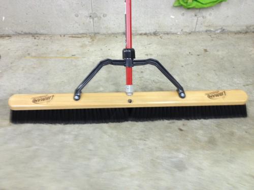 Libman 36 In Smooth Sweep Push Broom Set With Brace And Handle 850 At The Home Depot Mobile 7485