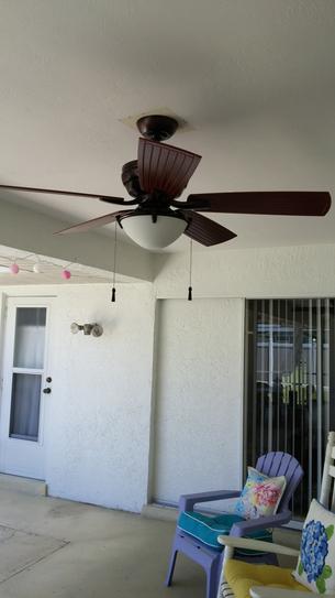 Hampton Bay Four Winds 54 In Indoor Outdoor White Ceiling Fan