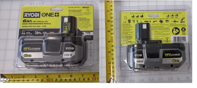 RYOBI ONE+ 18V 12.0 Ah Lithium-Ion HIGH PERFORMANCE Battery
