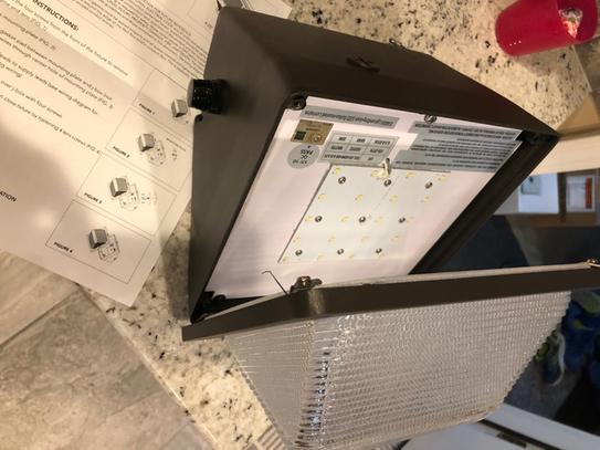 PROBRITE 150W Equivalent Integreted LED Bronze Outdoor Commercial ...