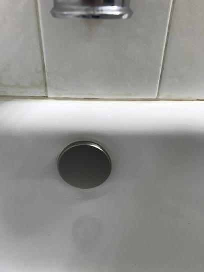 Westbrass D980R-65 Floating No-Hole Bath Waste Overflow Faceplate And Adaptor Powder Coat Biscuit