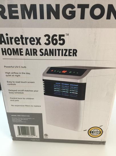Reviews for Remington Airetrex 365 Home Air Purifier with UV C Technology Pg 1 The Home Depot