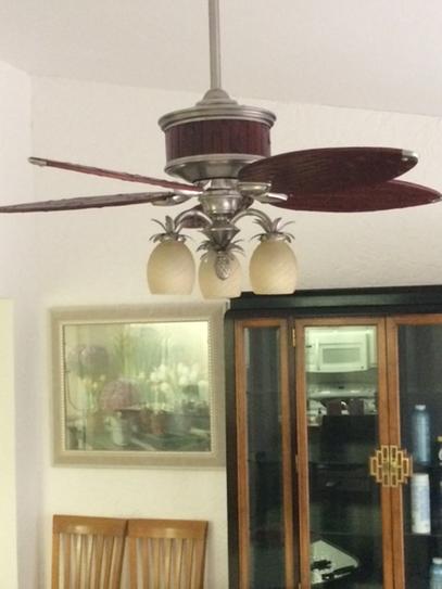 Hampton Bay Colonial Bamboo 52 In Indoor Pewter Ceiling Fan