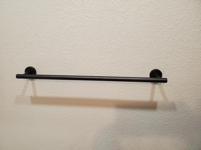 6-Piece Black Stainless Steel Bathroom Hardware Set – 16" Towel Bar, Toilet Paper Holder, Towel Ring & 3 Hooks, Modern Matte Finish