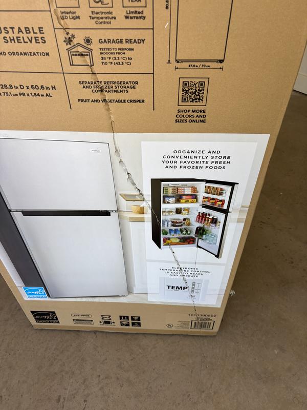 Vissani 11 cu. ft. Convertible Upright Freezer in Stainless Look