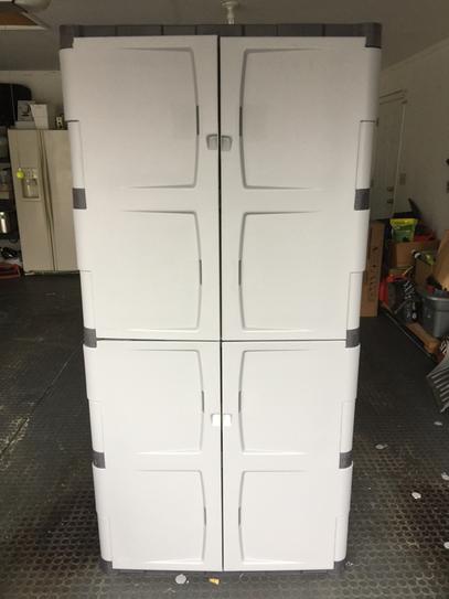 Base 36wx18dx36h Gray/black 7085 for sale online Rubbermaid Double-door Storage Cabinet 
