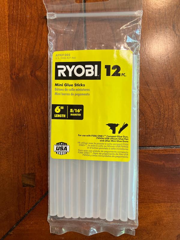 RYOBI 96-Pack 5/16 in. x 6 in. Mini Glue Sticks