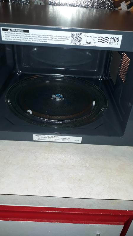 Panasonic 1.3 cu. ft. Countertop Microwave in Stainless Steel