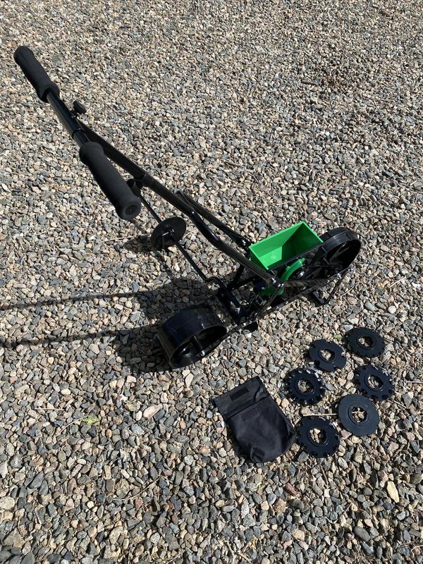 Chapin 8701G Garden Push Seeder Planter, 6 Seed Plates for up to