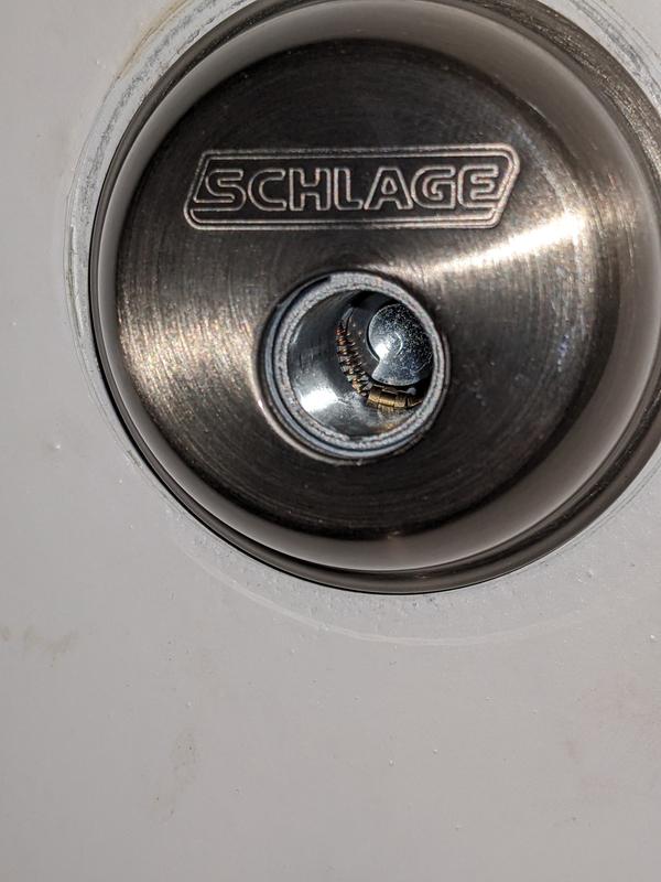 Schlage B62 Series Antique Pewter Double Cylinder Deadbolt