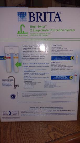 Brita Redi-Twist hot 2-Stage Drinking Water Filtration System