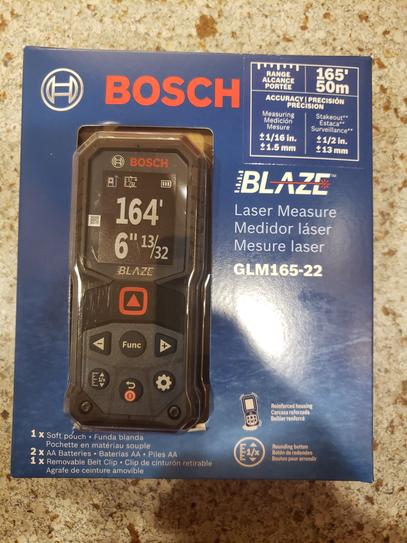 Télémètre Laser Bosch Blaze - 100 Pieds - Écran Intelligent - Neuf