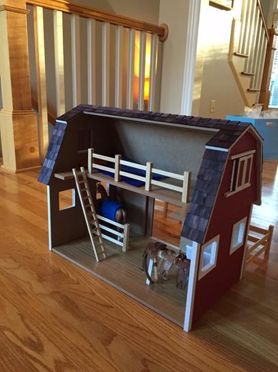 barn dollhouse kit