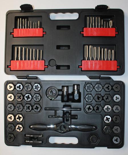 GEARWRENCH Metric Small & Medium Ratcheting Tap & Die Set (42 GEARWRENCH 42ピース ラチェットタップダイスセット