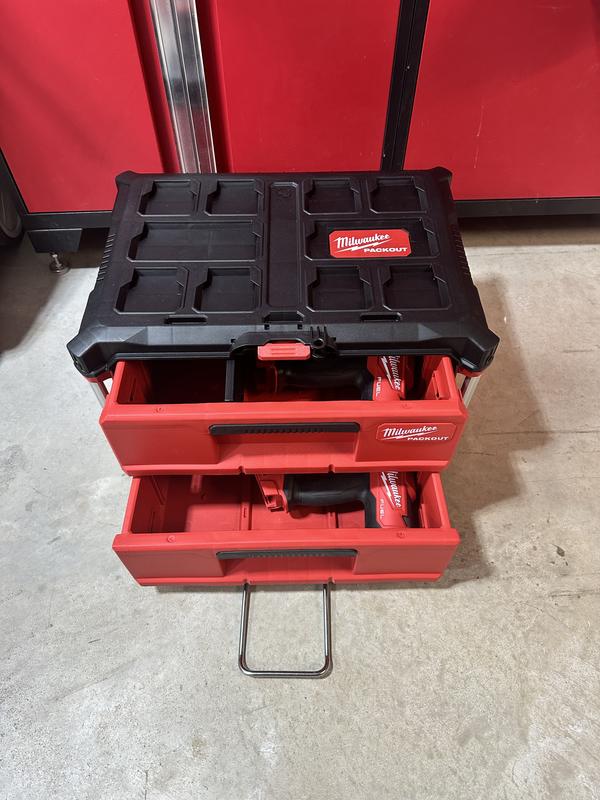 Milwaukee PACKOUT 18.6 in. Tool Storage Crate Bin with Carrying