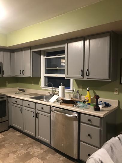 Reviews For Nuvo 2 Qt Oxford Blue Cabinet Paint Kit Fg Nu Blue Kit R The Home Depot