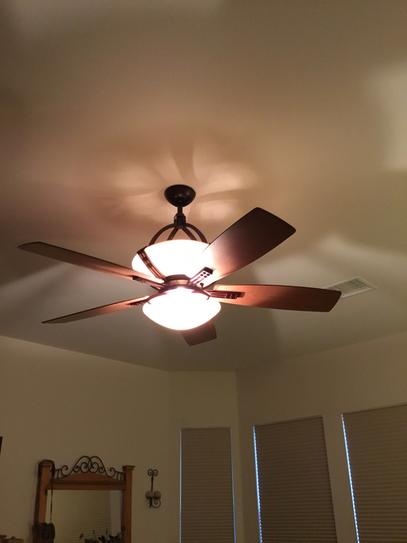 Hampton Bay Miramar 60 In Indoor Weathered Bronze Ceiling