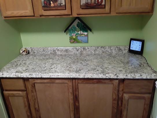 Hampton Bay 6 Ft Laminate Countertop In Typhoon Ice With