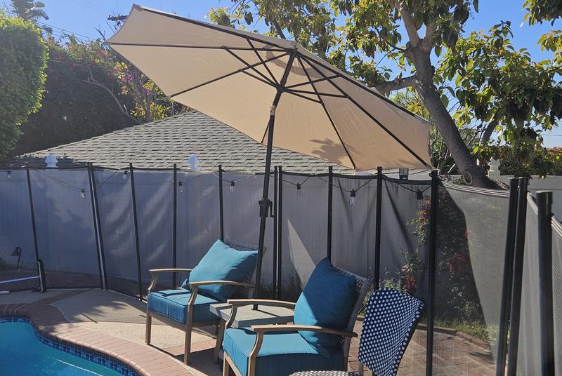 45 extension pole for hampton bay patio umbrella Blissun Replacement Lower Pole, Aluminium Umbrella Bottom Replacement with Bullet Buckle, Bronze height table surface.Four finishes including Bronze Hampton Bay 9 ft. Aluminum