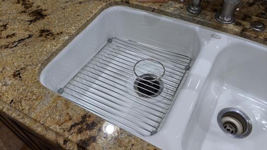Kohler brookfield sink rack hotsell