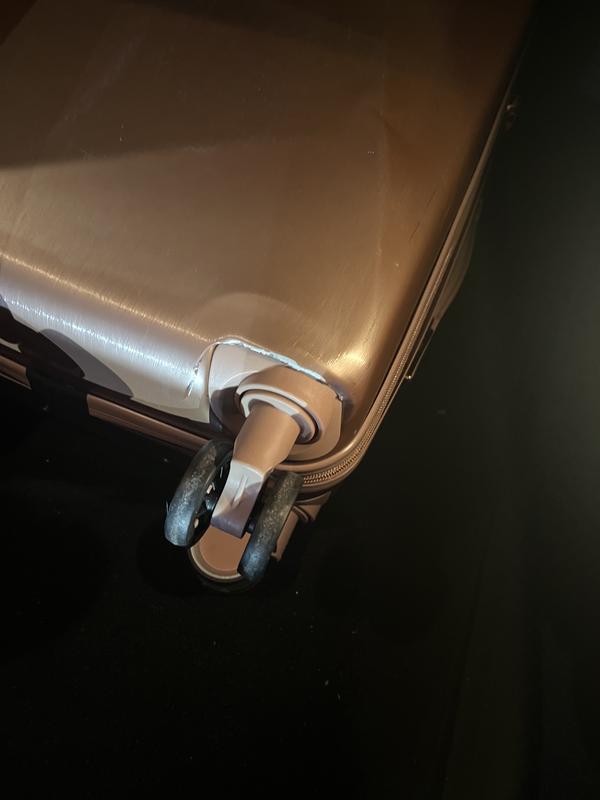 HIKOLAYAE New Kimberly Nested Hardside Luggage Set in Space Silver
