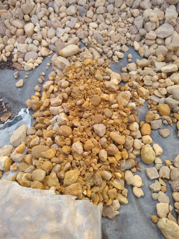 Bag of pebbles home depot clearance