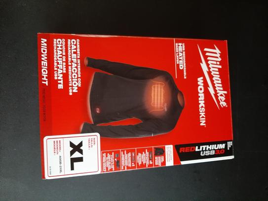 Chandail homme WORKSKIN à manches longues, noir, grandeur Grand de