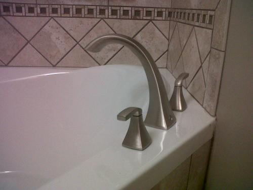 Moen Voss 2 Handle Deck Mount High Arc Roman Tub Faucet Trim Kit
