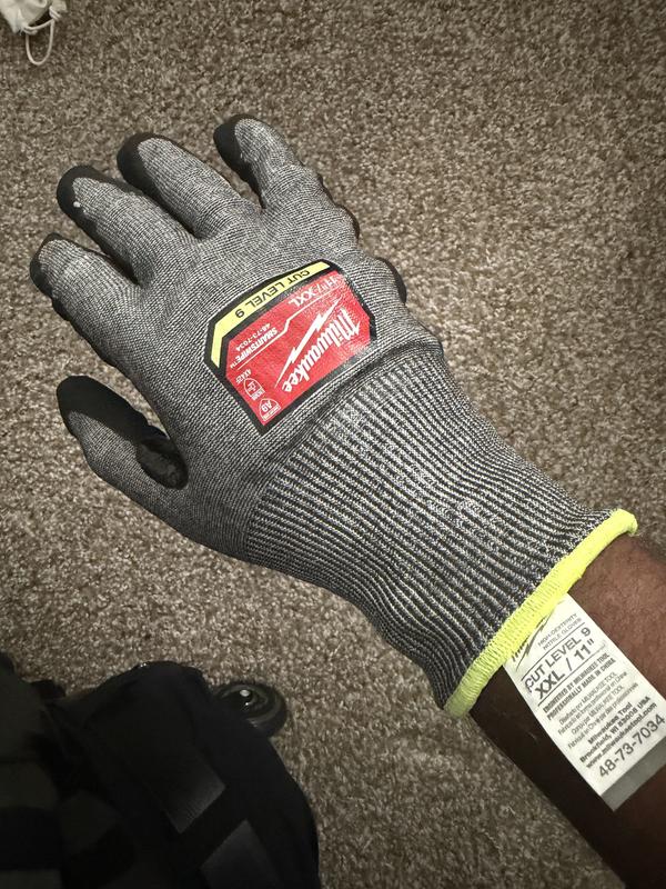 Milwaukee X-Large High Dexterity Cut Level 3 Resistant Nitrile
