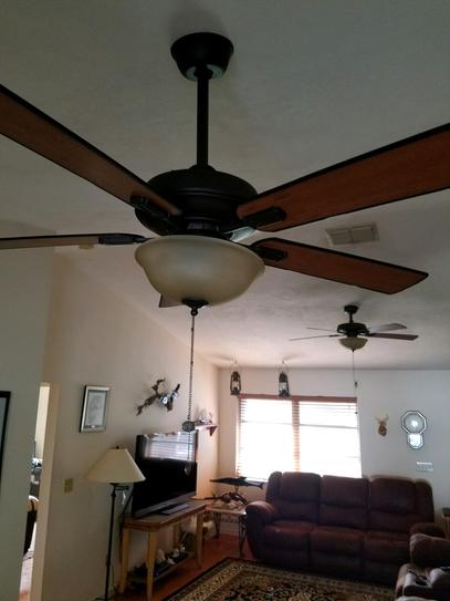 Hampton Bay Miramar 60 In Indoor Weathered Bronze Ceiling Fan With Light Kit And Remote Control Ac374 Wb At The Home Depot Mobile