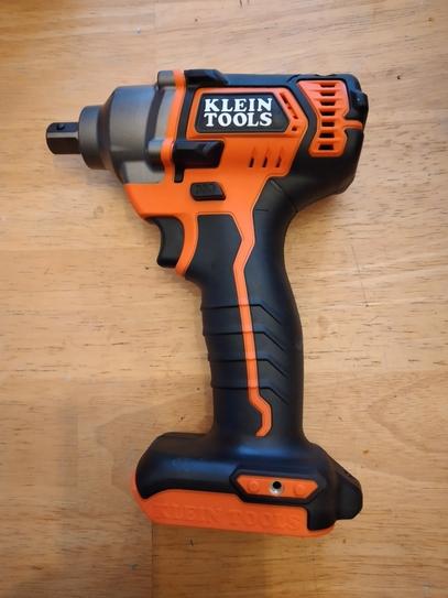 Klein Tools Battery-Operated Compact Impact Wrench, 1/2 in. Detent