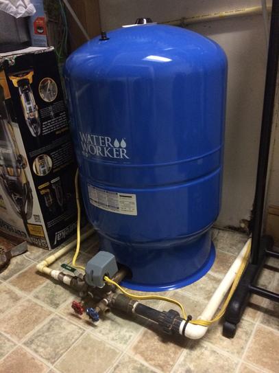 home depot water pump pressure tank