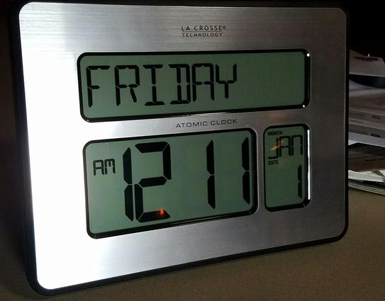La Crosse Technology Atomic Full Calendar Brushed Silver Digital