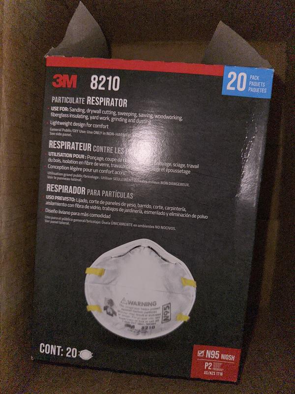 3M 8210 Plus N95 Performance Sanding and Fiberglass Disposable