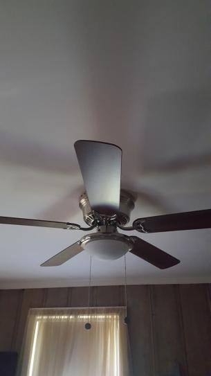 Hugger 52 In Led Indoor Brushed Nickel Ceiling Fan With