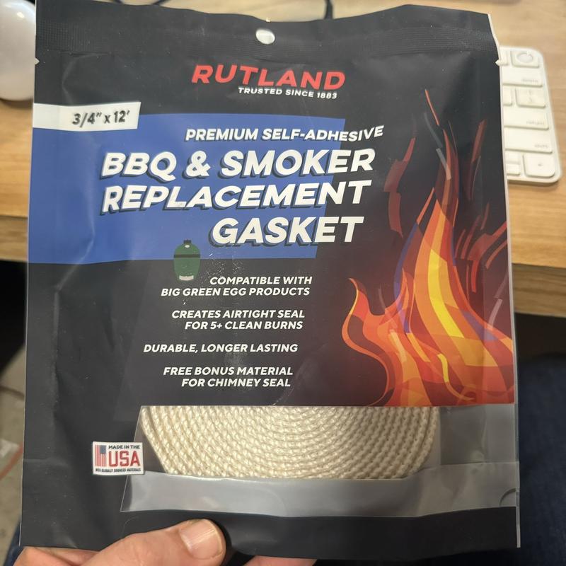 Nomex Big Green Egg Gasket Replacement - High Temp Seal For Ceramic Kamado Grills 7 thumbnail image