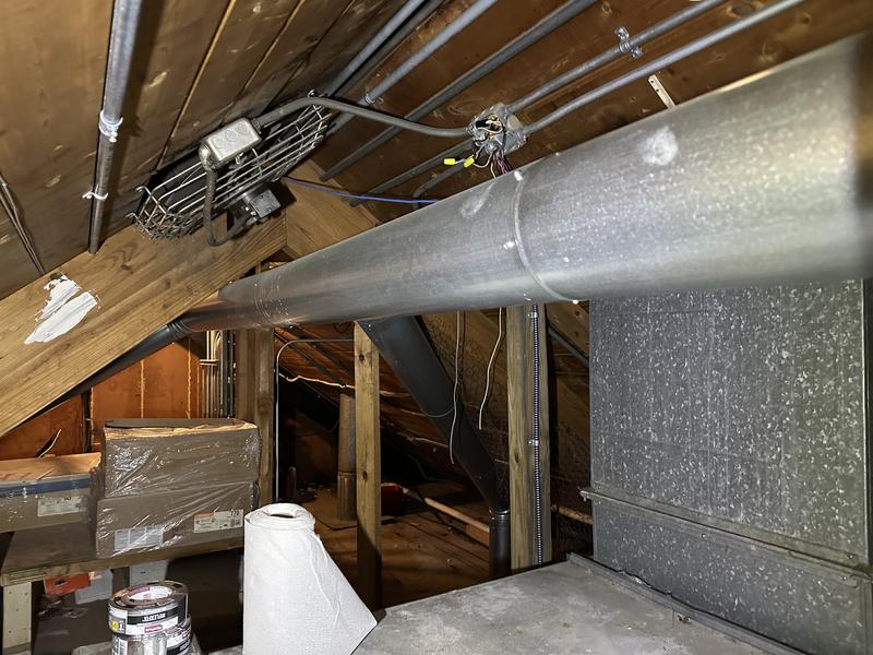 Air Conditioning Running Ductwork In Attic Air Duct Repair