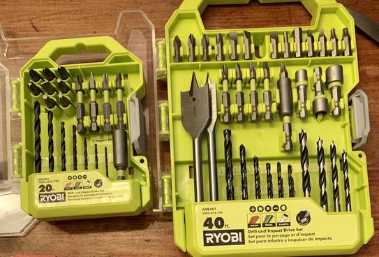 RYOBI Drill and Impact Drive Kit (20-Piece) A98201 - The Home Depot