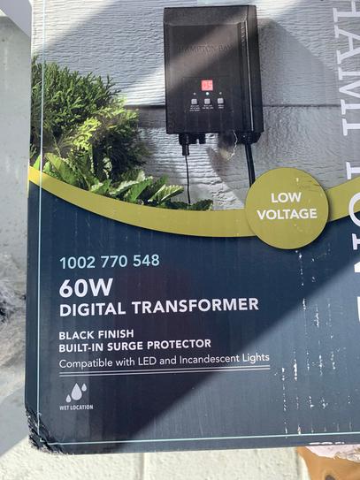 Hampton Bay 600 Watt Transformer Hampton Bay DIY 300PS Low Voltage
