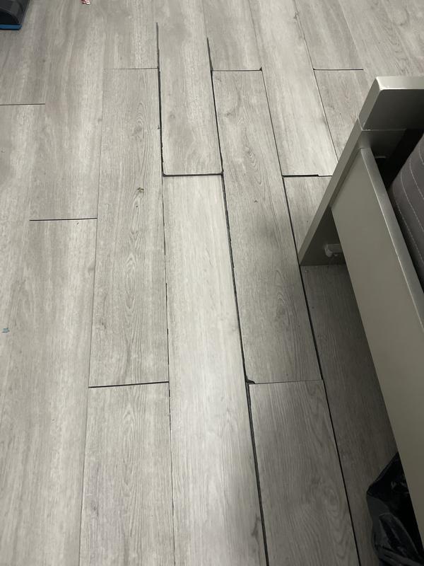 TrafficMaster Take Home Sample - Edwards Oak Waterproof Rigid Core