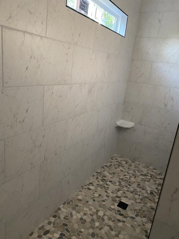 Daltile Restore 8.5 in. W Ceramic Wall Mounted Corner Shower Shelf